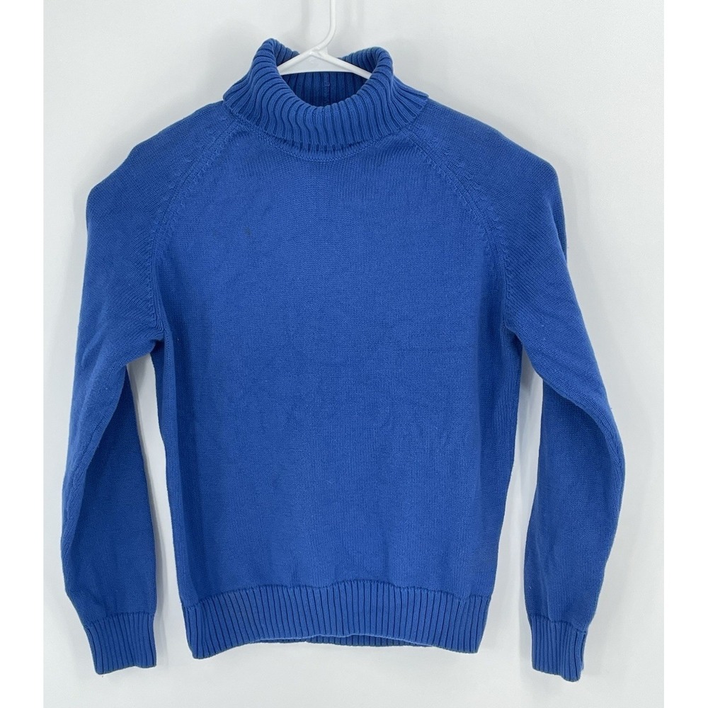 Jean Pierre Sweater Womens XL Blue Turtleneck Cozy‎ Comfort Preppy Casual